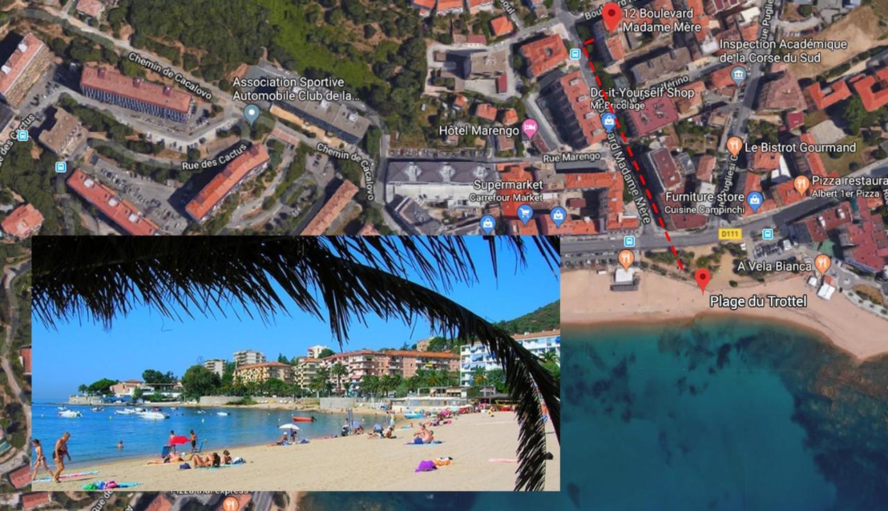 **** Sea 1 A 8 Personnes 80m2 A 120m De La **** Ajaccio (Corsica)